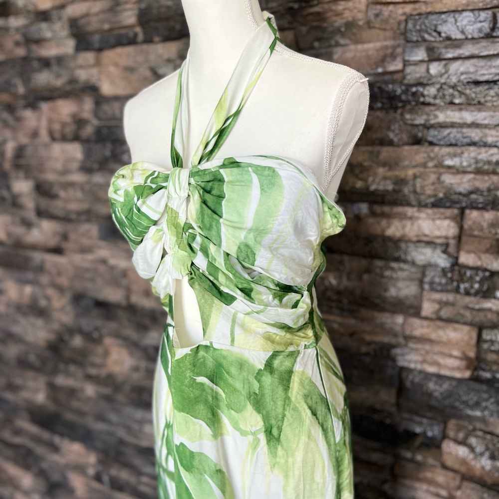 Fashion Nova Leafy Green Maxi Dress - Picture 9 of 12
